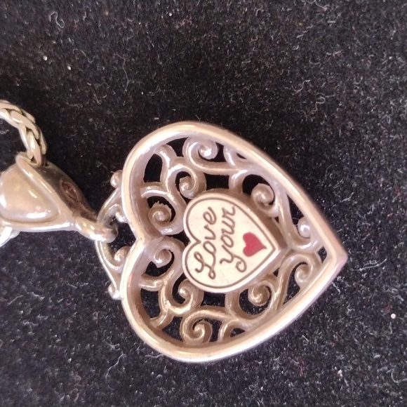 Brighton Retired Heart with red crystal heart - Picture 5 of 6